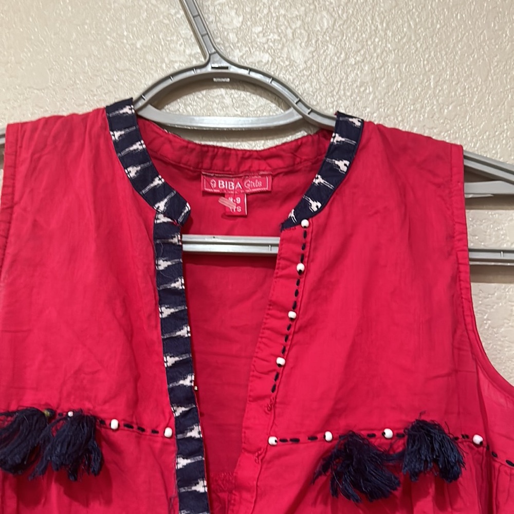 Pretty dark pink summer dress - Picture 5 of 5